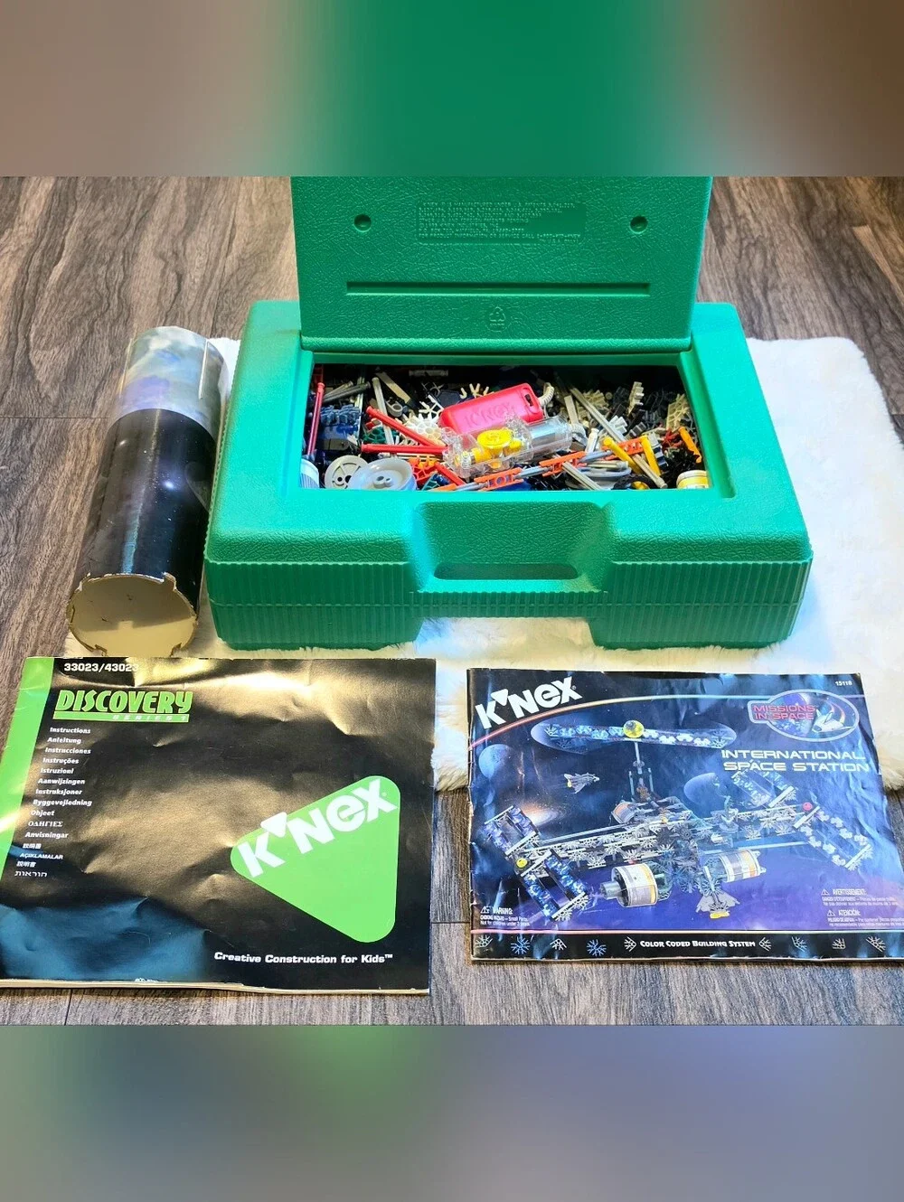 K'NEX International Space Station 15118 Complete w/ Instructions & Storage Case